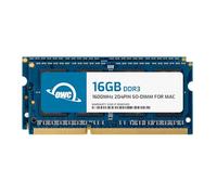 OWC 32GB (2x16GB) PC3-12800 DDR3L So-DIMM 1600MHz So-DIMM 204 Pin CL11 Memory Upgrade Kit for 2015 iMac, (OWC1600DDR3S32P)