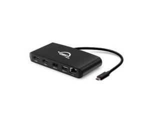 OWC 5 Port Thunderbolt 3 mini-Dock 2 x HDMI. 2 x HDMI 4K60. USB 3. USB 2. 1GBe Network