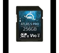 OWC Atlas S Pro 256 Go SDXC UHS-II, Lecture 290 Mo/s, Ecriture 276 Mo/s, Température Opération -25°C à 85°C, Dimensions 24x32x2 mm