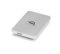 OWC Envoy Pro Elektron - Enceinte SSD M.2 480Go - USB 3.2 Gen 2 Type-C - Boîtier Aluminium Argent - Chipset Asmedia ASM-2362 - Compatible Windows/iPadOS