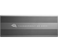 OWC Thunderbolt Go Dock - Station d'accueil - Thunderbolt 4 - 90 W - 3,5 mm - 10,100,1000,2500 Mbit/s - gris