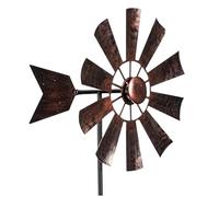 Owddddtnxc Moulin à Vent pour la Cour, 28, 7x9, 5 Filtre à Vent en métal, filateurs de de Jardin imperméables, Sculptures Vintage et pour la pelouse Patio Style extérieur 1