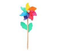 Owddddtnxc Placier Arc-en-Ciel Pin Survie décorative Spinners en Plastique Moulin à Vent Fleur Moulin à Vent Jouet décoration de Jardin