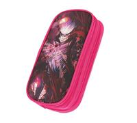 OWECRUT Bbntwsf Qqngxayalgpozlnr Nysthm S Trousse scolaire haute capacité Boîte à papeterie Modèles personnalisés uniques Sac à cosmétiques Porte-crayon, rose, Ensemble cartable