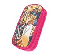 OWECRUT Cqyhe Zgirlmdwjgiovz Crxtbucjg K Trousse scolaire haute capacité Boîte de papeterie Modèles personnalisés uniques Sac à cosmétiques Porte-crayon, rose, Ensemble cartable