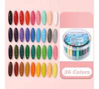 Owelth Crayons de Cire pour Enfants 36 Couleurs, Craies en Cire Bébé, Mes Premiers Crayons Faciles à Tenir Non Toxiques, Crayons de Couleur Lavables pour les Tout-Petits et les Étudiants