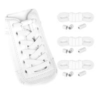 Owelth Lacets Élastiques Sans Nœuds avec Fermeture, pour Adultes et Enfants, Lacets Chaussures No Tie Shoelaces en Polyester pour Chaussures Planche et Espadrille