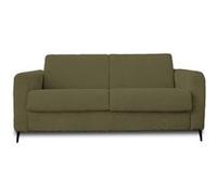 Owen - canapé 3 places convertible - couchage quotidien - matelas 12 cm - en velours côtelé
