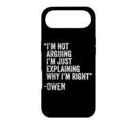Owen Citation drôle Anniversaire Nom Personnalisé Idée Ingénieur Coque pour iPhone Air