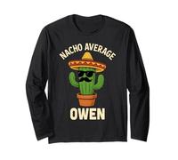 Owen Gifts Nom personnalisé pour Anniversaire Manche Longue