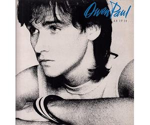 OWEN PAUL - AS IT IS LP (VINYL) UK EPIC 1986
