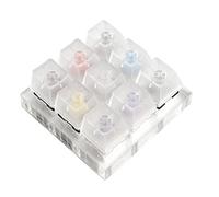 OWENRYIN Cherry MX Switch Tester Sampler - Outil de test à 9 touches avec base acrylique pour claviers mécaniques - Kailh Box