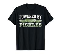 owered by Pickles Funny Vintage Sports Athletic Varsity T-Shirt