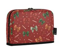 OWFKAY Grande trousse à crayons avec large ouverture zippée fournitures scolaires filles garçons bonbons étoiles nœud