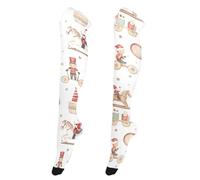 OWFKAY Nutcracker Chaussettes montantes de Noël pour femme