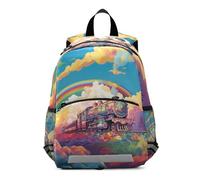 OWFKAY Petit sac à dos pour enfant Motif train dessin animé