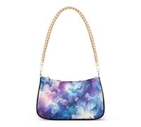 OWFKAY Sac à bandoulière fourre-tout pour femme - Sac à main Hobo - Sac à main abstrait - Teinture par nœuds avec fermeture éclair