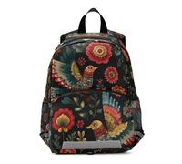 OWFKAY Sac à dos pour enfant Motif art folklorique russe Oiseau Petit sac à dos d'école pour garçons et filles