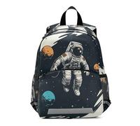OWFKAY Sac à dos pour enfant Motif astronaute dessin animé 3 petits