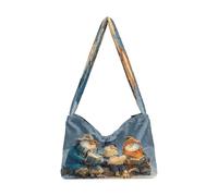 OWFKAY Sac à main fourre-tout en peluche pour femme, sac à main moelleux pour femme, sac à bandoulière pour l'hiver, bonhomme de neige, club de lecture d'hiver