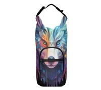 OWFKAY Sac de transport pour bouteille d'eau Fantabulous Wolf Porte-bouteille Accessoires de sport, multicolore, Taille unique, Sac de transport pour bouteille d'eau
