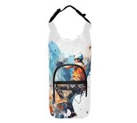 OWFKAY Sac de transport pour bouteille d'eau - Personnage faisant de l'exercice - Pochette pour bouteille d'eau de sport, multicolore, Taille unique, Sac de transport pour bouteille d'eau