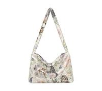 OWFKAY Sac en peluche sous les aisselles - Motif aquarelle de chats et de papillons - Sac à bandoulière moelleux pour femme - Pour l'automne et l'hiver