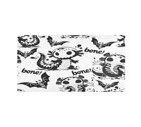 OWFKAY Tapis de bain pour salle de bain, entrée extérieure, motif os, salamandre, tapis de cuisine, antidérapant, lavable pour chambre à coucher