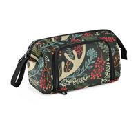 OWFKAY Trousse à crayons de grande capacité pour l'école, l'université, le bureau, pour adolescents, filles, adultes, étudiants, motif fleur 3, Motif floral 3, Taille unique, Trousse de beauté