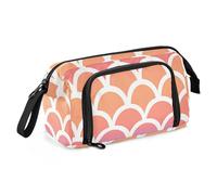 OWFKAY Trousse à crayons de grande capacité pour l'école, l'université, le bureau, pour adolescents, filles, adultes, étudiants, arc-en-ciel, sirène colorée, motif écailles, Arc-en-ciel - Sirène