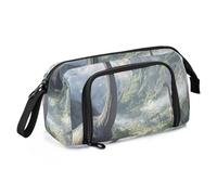 OWFKAY Trousse à crayons de grande capacité pour l'école, l'université, le bureau, pour adolescents, filles, adultes, étudiants, dinosaures dans les montagnes, Dinosaures dans les montagnes, Taille