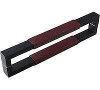 OWIEN Poignée de Porte coulissante, poignée de Porte en Acier Inoxydable de Style échelle Double Face de 15,7 "/ 24" / 31" pour Porte de Magasin de Bureau(Rood,80cm/2.6ft)