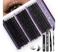 OWill 270 Pièces Faux Cils Individuels 60D 80D 100D Kit Extension Cils