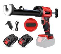 OWJHE pistolet à colle électrique pistolet à calfeutrage à colle de verre 4 vitesses sans fil électrique colle à coudre outil électrique pour Makita 18V broches de batterie Deux batteries
