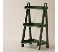 OWKAY Estante Multicapa Móvil Carro De Mesa De Centro Transparente Adornos De Piso De La Sala De Estar Estantería Individual Carro De Almacenamiento Multicapa