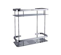 OWKAY Estantes De Baño, 304 Estanterías De Baño De Acero Inoxidable Marco Triangulaire De Baño Estante De Esquina De Baño Estantes En Forma De Abanico