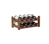 OWKAY Étagère à vin rouge pour décoration de maison avec grille de présentation de vin, étagère créative pour bouteilles de vin, armoire à vin simple à assembler