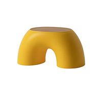 OWKAY Petit tabouret de salon coloré avec anneau antidérapant