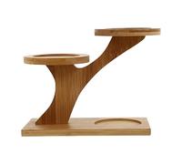 OWKAY Support de pot de fleurs en bois massif pour plantes grasses, rebord de baie vitrée, étagère pour pot de fleurs d'intérieur