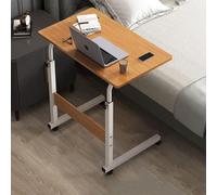OWKAY Table élévatrice portable pour ordinateur portable avec poulie, table de chevet avec poulie