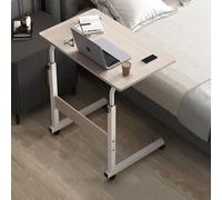 OWKAY Table élévatrice portable pour ordinateur portable avec poulie, table de chevet avec poulie