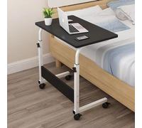 OWKAY Table élévatrice portable pour ordinateur portable avec poulie, table de chevet avec poulie