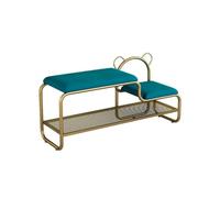 OWKAY Tabouret à langer de luxe nordique simple meuble à chaussures salon banc de rangement étagère à chaussures tabouret créatif