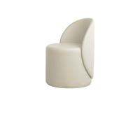 OWKAY Tabouret de maquillage rotatif à 360° avec dossier en éponge confortable et respirant qui ne se déforme pas facilement pour la maison minimaliste