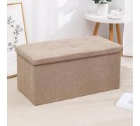 OWKAY Taburete De Almacenamiento Plegable Taburete De Almacenamiento Multifoncional Reposapiés Gabinete De Almacenamiento Caja De Almacenamiento De Sofá Tela Portátil