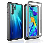 Owkey Coque Huawei P30 Pro Nouvelle Édition, Protection Intégrale Robuste Anti-rayures avec Écran Intégré pour P30 Pro 2019/2020