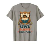 Owl Always Love Puns Jolie Lecture Chouette Blague T-Shirt