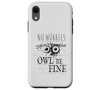 Owl Be Fine Meme | Hibou Amusant de Street Art Graffiti Coque pour iPhone XR