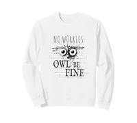 Owl Be Fine Meme | Hibou Amusant de Street Art Graffiti Sweatshirt
