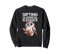 Owl Book Lover Club Citation Littéraire Lecture Sweatshirt